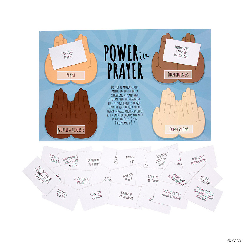Put It in God&amp;#8217;s Hands Sorting Activity - 26 Pc. Image