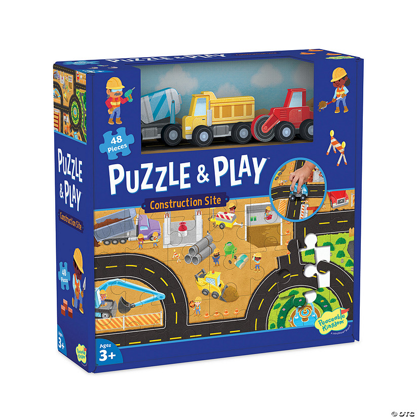 Puzzle and Play: Construction Site Image