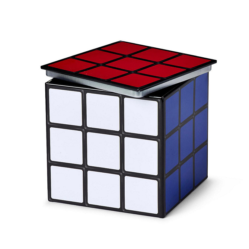 Puzzle Cube 4 x 4 Inch Tin Storage Box Image