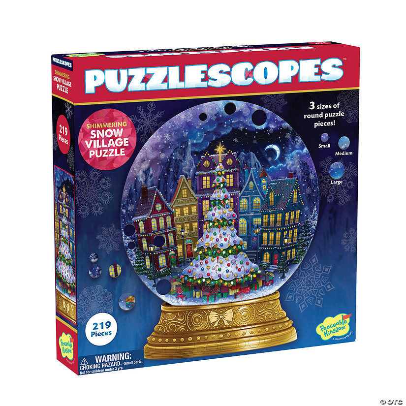 Puzzlescopes: Snow Village Image