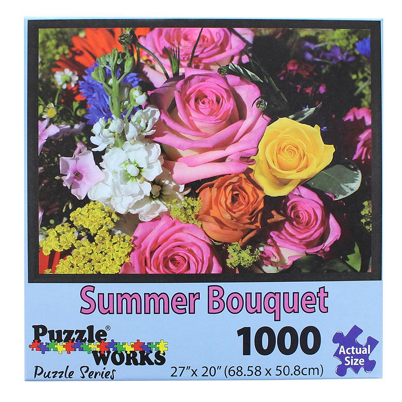 PuzzleWorks 1000 Piece Jigsaw Puzzle  Summer Bouquet Image