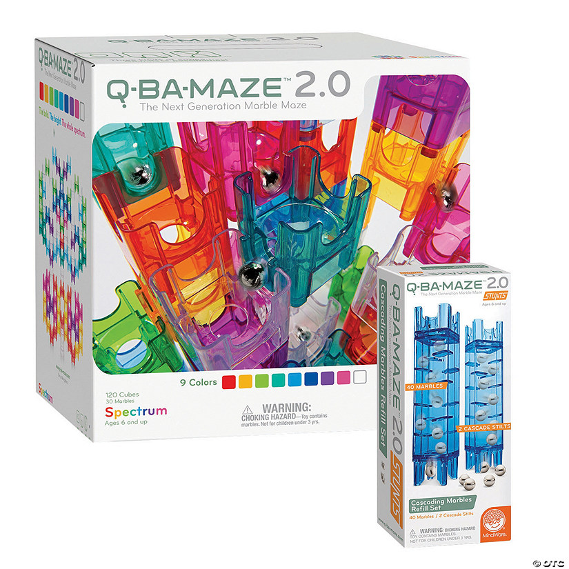 QBAMAZE Spectrum plus FREE Cascade Set MindWare