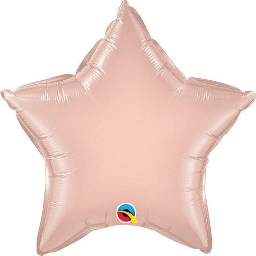 Qualatex - 20" - Rose Gold Star Foil Balloons Image