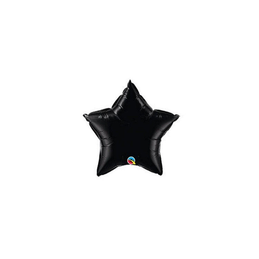 Qualatex - 4" - Black Star Foil Balloons Image