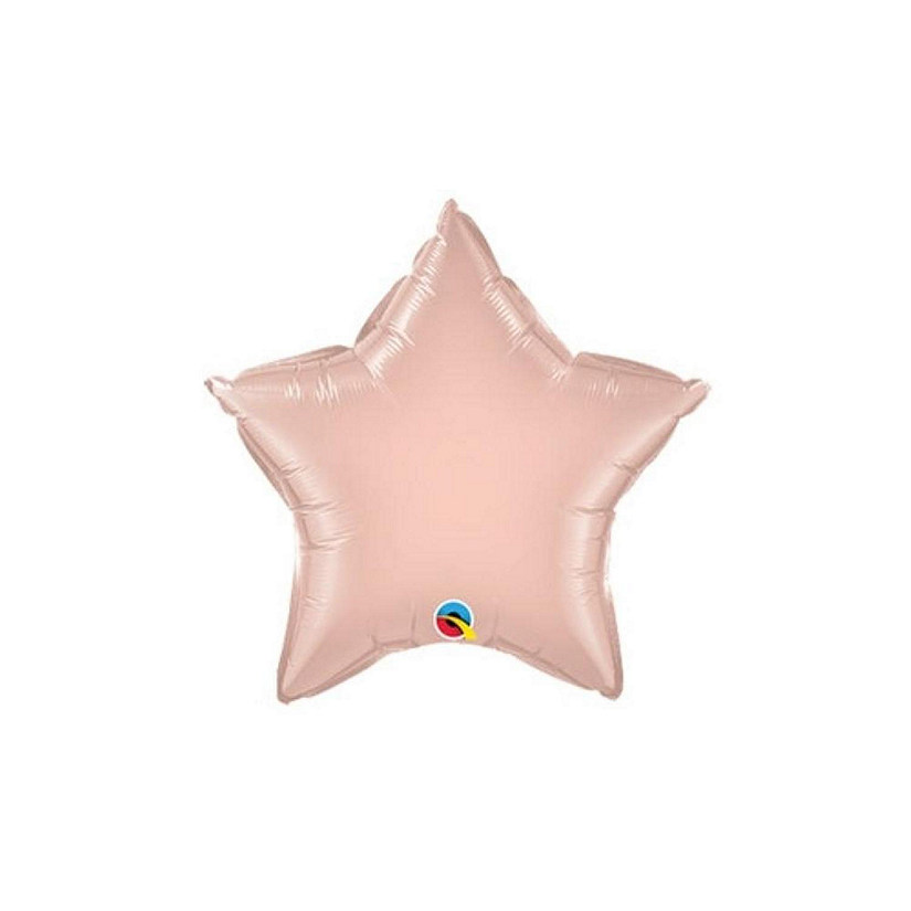 Qualatex - 9" - Rose Gold Star Foil Balloons Image