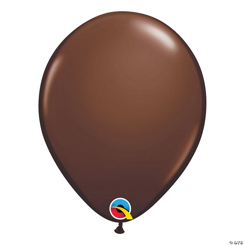 Qualatex Chocolate Brown Fashion Color 11" Latex Balloons - 25 Pc. Image