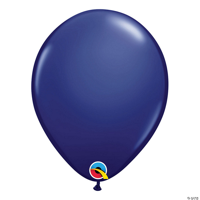 Qualatex Navy Blue Fashion Color 11" Latex Balloons - 25 Pc. Image