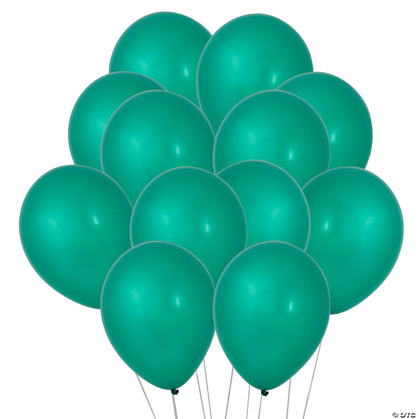 Qualatex Pearl Emerald Green Fashion Color 11" Latex Balloons - 25 Pc. Image