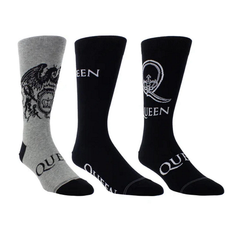 Queen Socks Logos and Crests 3 Pack Image