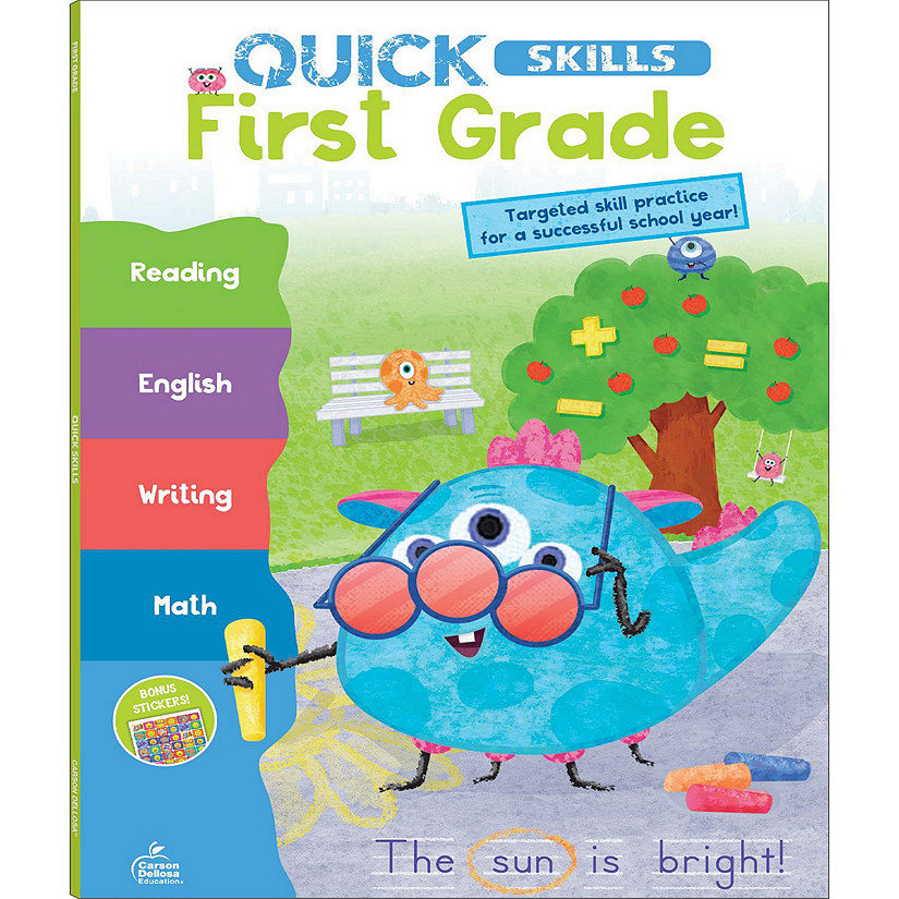 Quick Skills First Grade Workbook Image