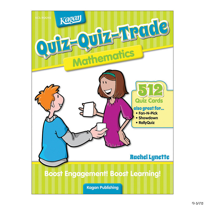 Quiz-Quiz-Trade: Mathematics, 2nd/4th Grade Image
