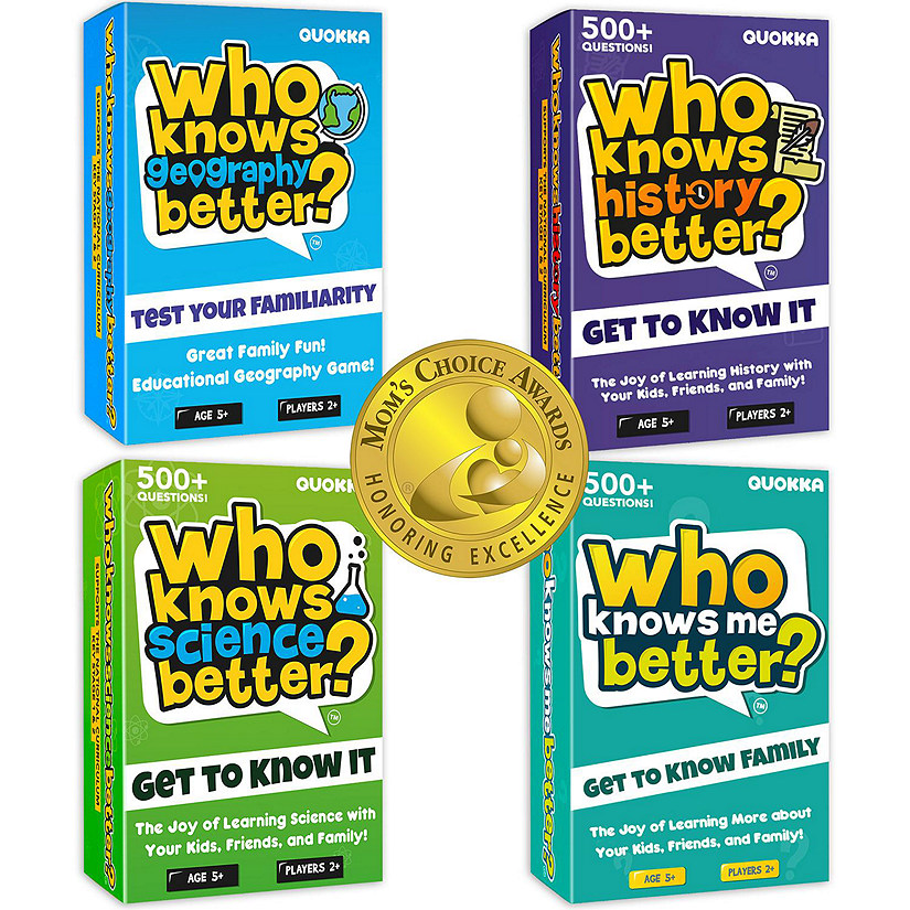 QUOKKA History & Geography & Science & ME Set 4in1 Who Knows Better