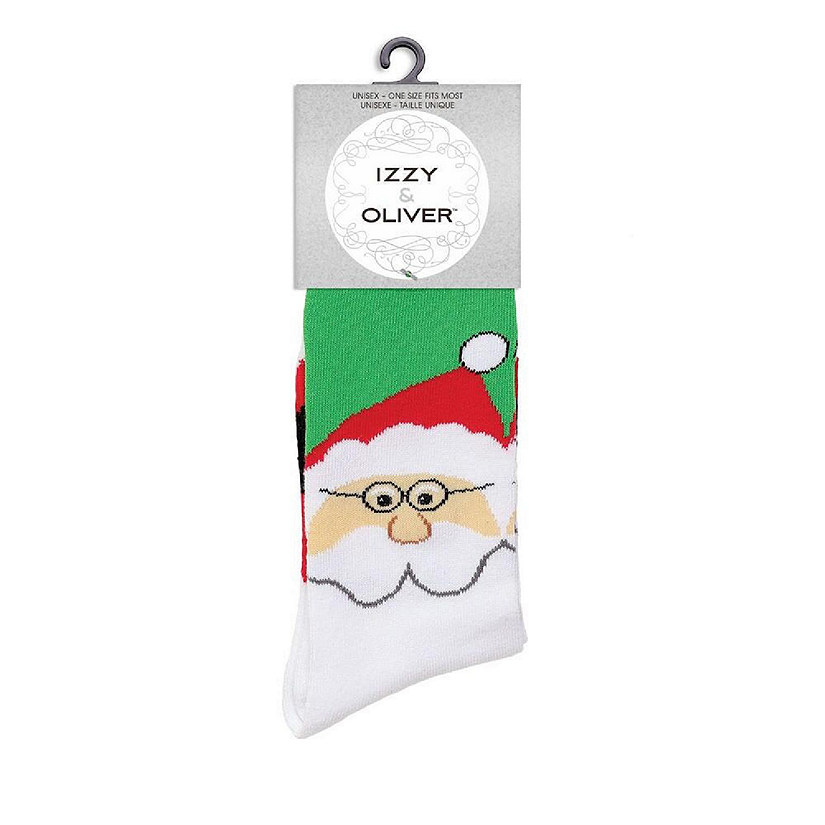 Quotes by Izzy and Oliver Christmas Cotton Santa Socks 1 Pair 6009520 Image