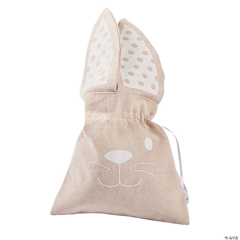 Rabbit Ear Drawstring Treat Bags Image