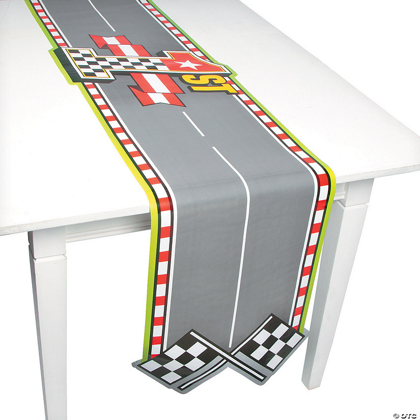 Race Car Birthday Table Runner Image