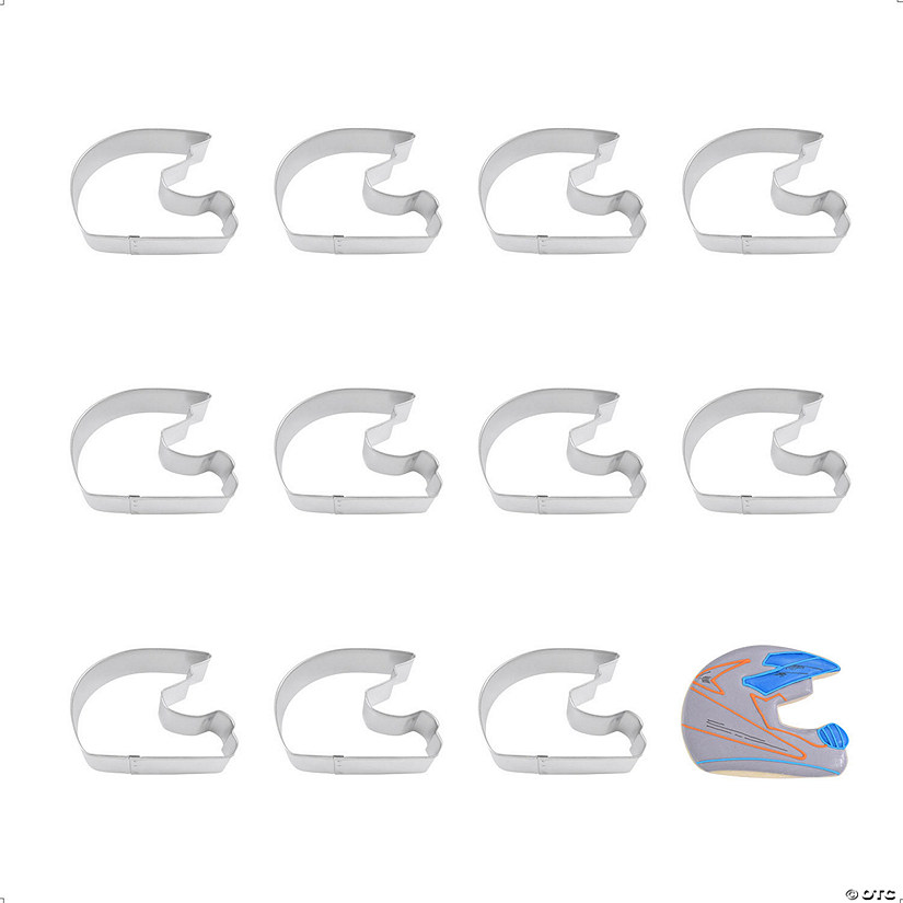 Racing Helmet 3.5" Cookie Cutters Image