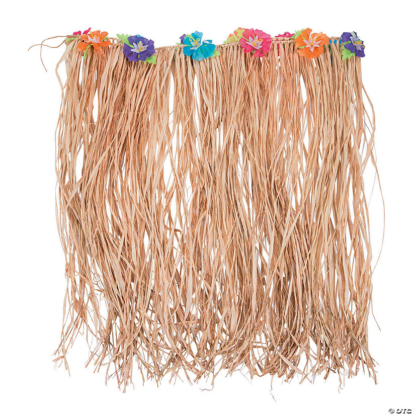 Raffia Hibiscus Plus-Size Hula Skirt Image