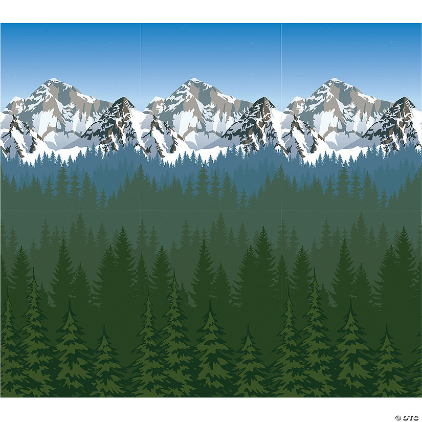 Railroad & Forest Backdrop - 2 Pc. Image