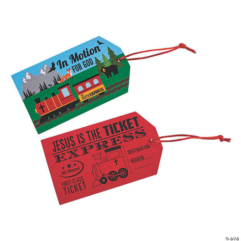 Railroad VBS Scratch &#8217;N Reveal Tickets - 12 Pc. Image