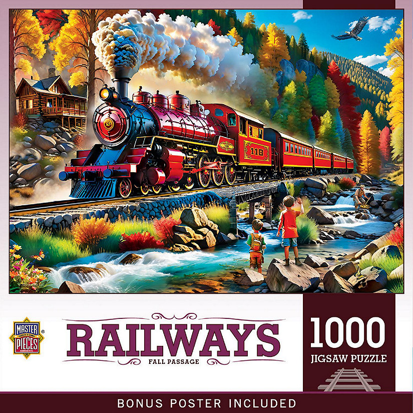 Railways - Fall Passage 1000 Piece Jigsaw Puzzle Image