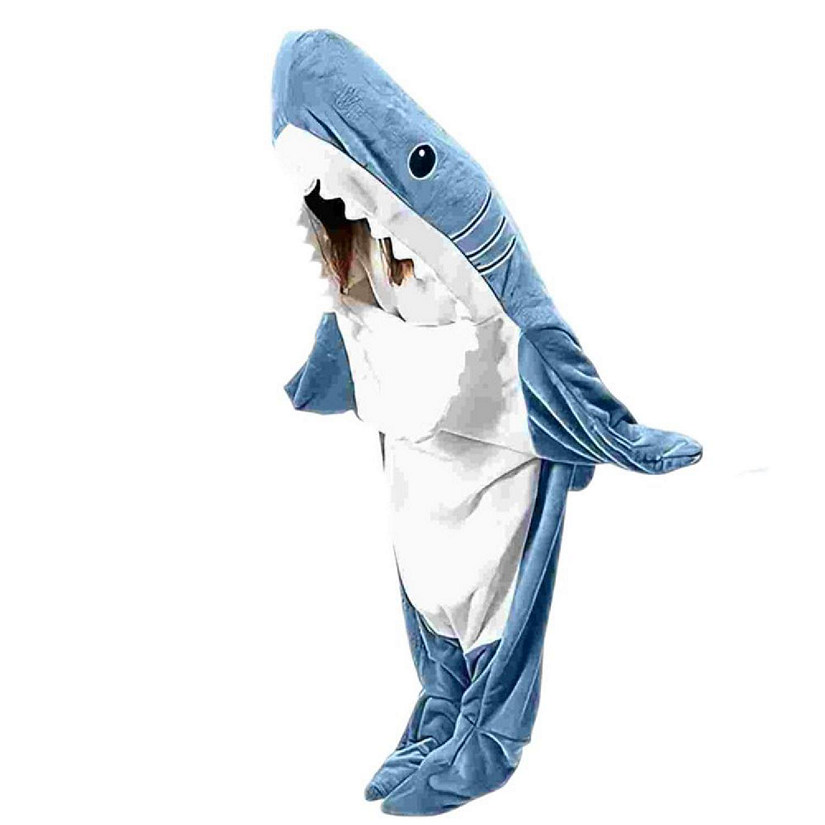 Rainbean Ambitelligence Shark Blanket Hoodie Onesie Cozy Flannel Shark Costume Oriental Trading