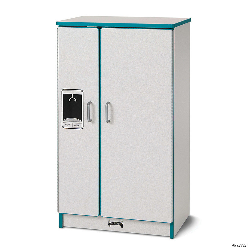 Rainbow Accents Culinary Creations Kitchen Refrigerator - Teal Image