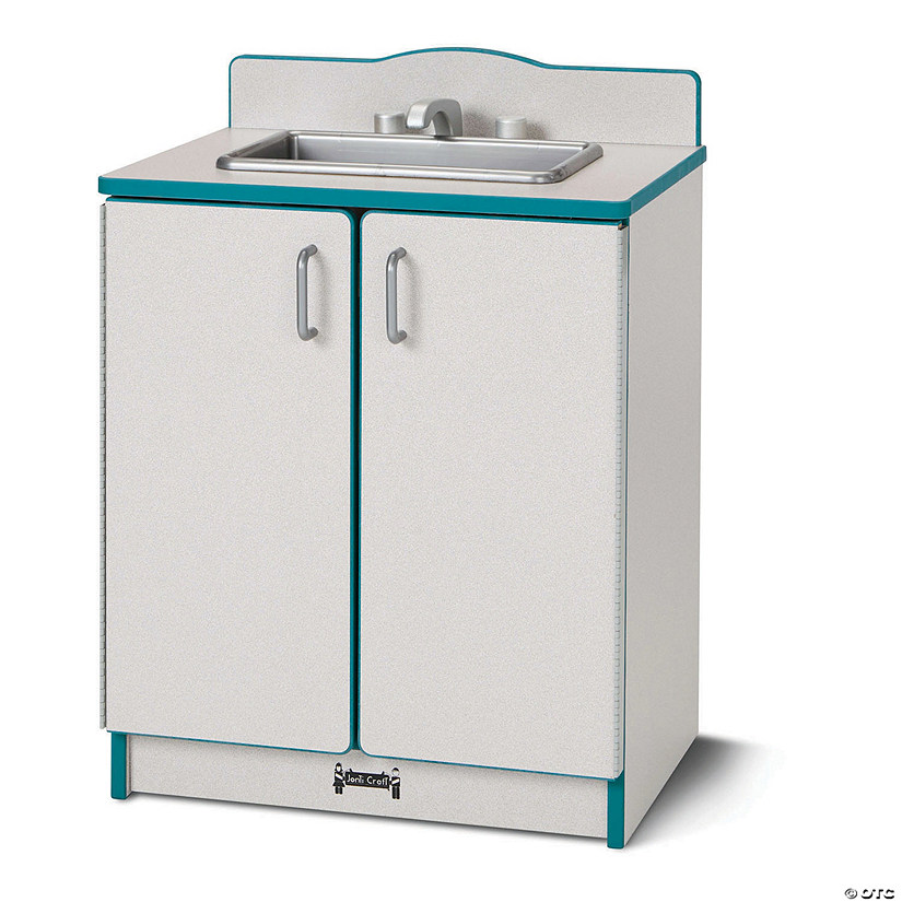 Rainbow Accents Culinary Creations Kitchen Sink - Teal Image