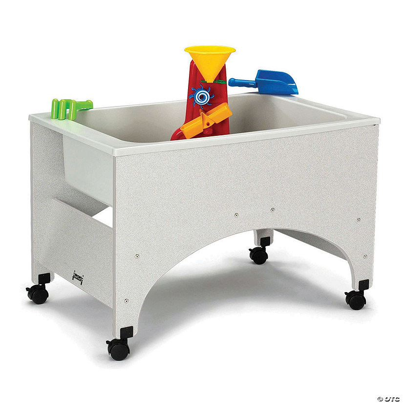Rainbow Accents Space Saver Sensory Table  - Gray Image