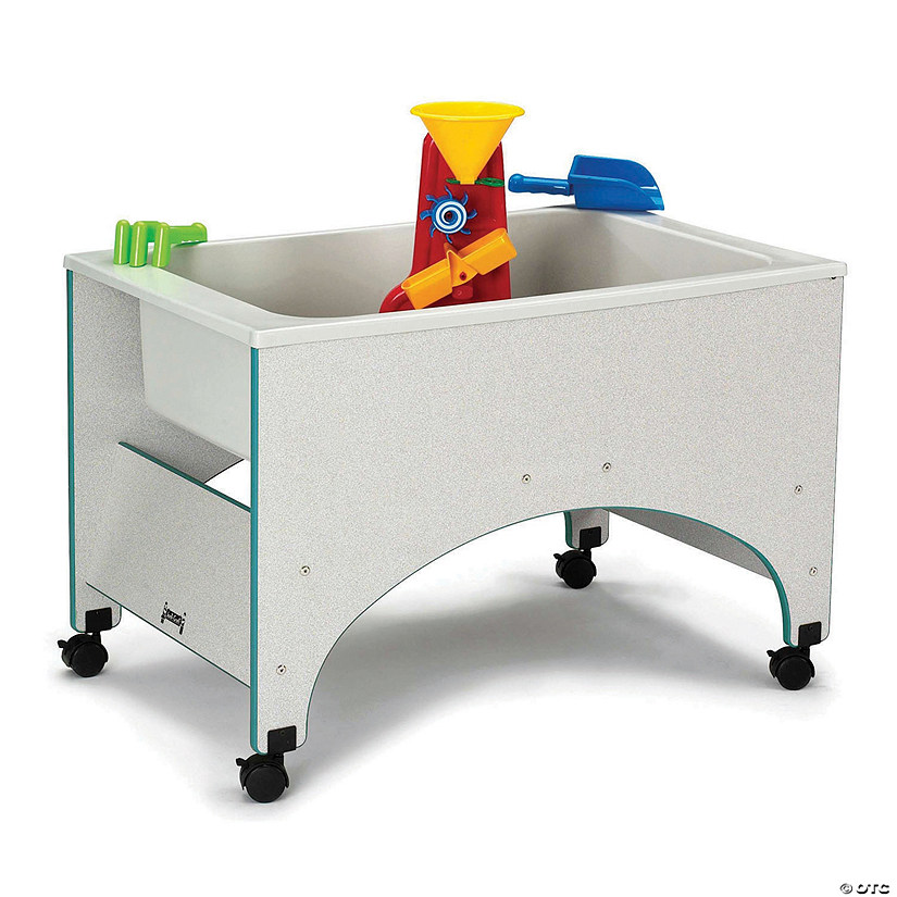 Rainbow Accents Space Saver Sensory Table - Teal Image