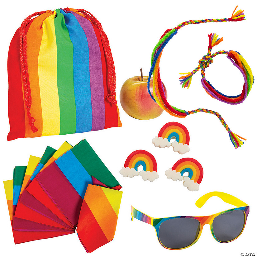 Rainbow Bags Kit for 12 Image