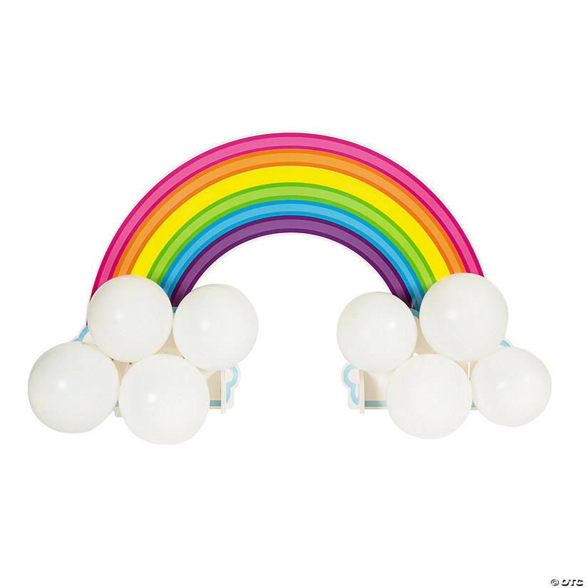 Rainbow Balloon Centerpiece Kit - Makes 1 Image