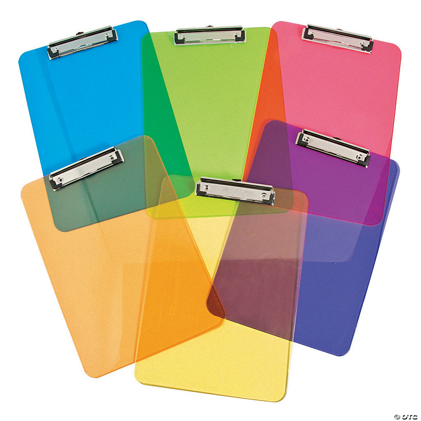Rainbow Clipboards Oriental Trading
