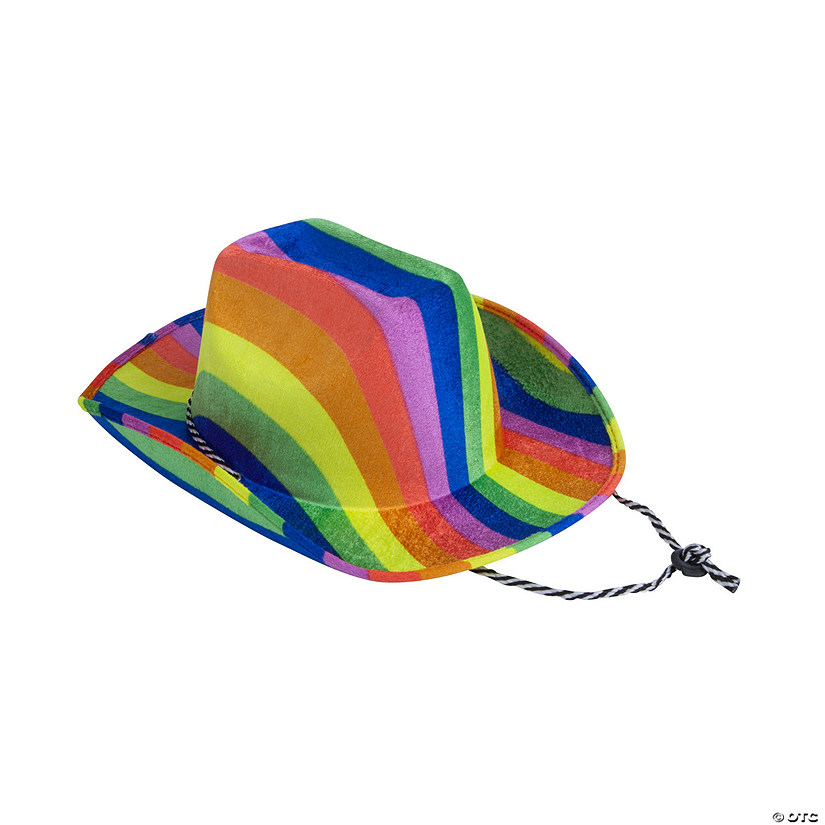 Rainbow Cowboy Hat - 12 Pc. Image