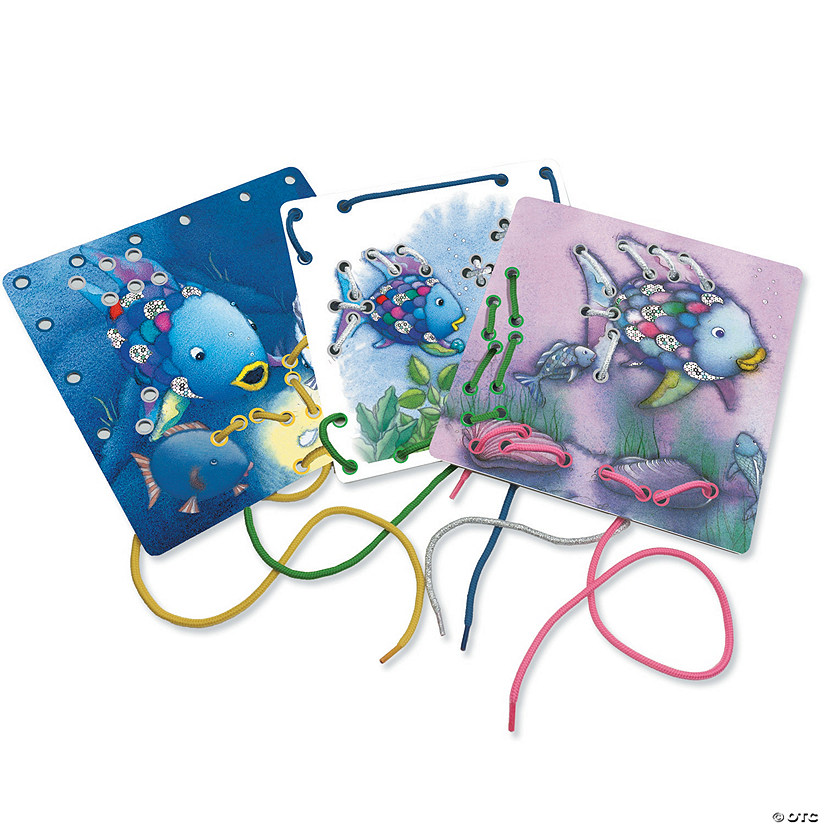 Rainbow Fish Lacing Cards Image