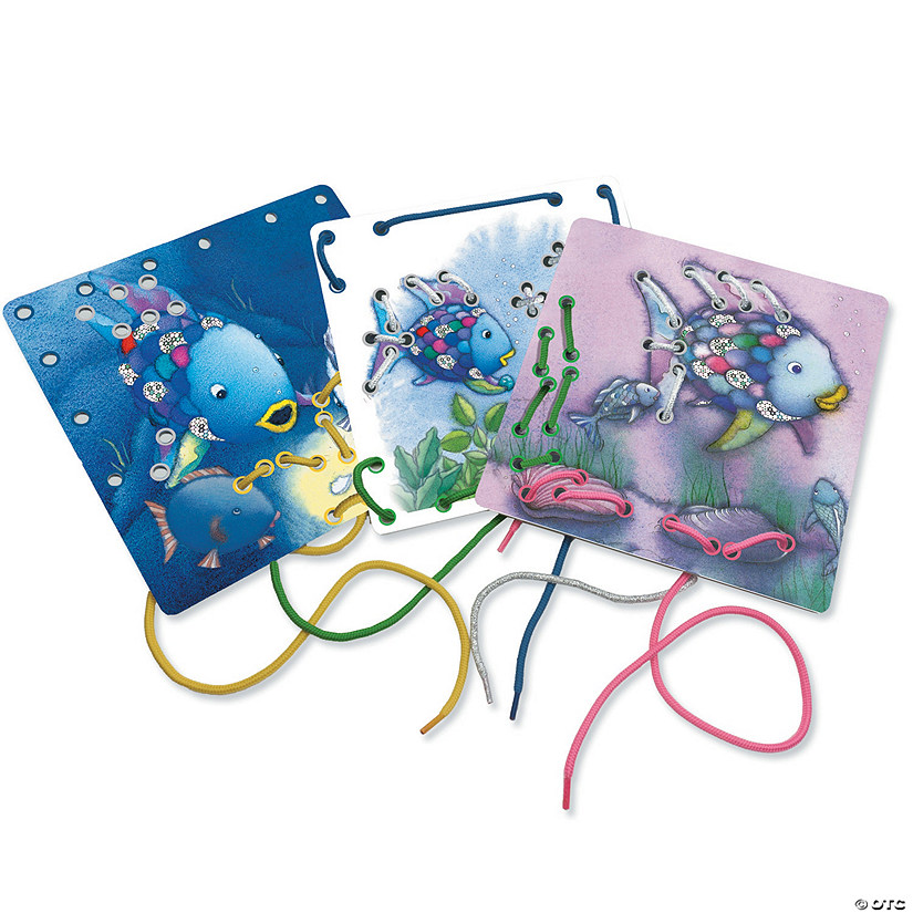 Picture of Rainbow Fish Lacing Cards - Discontinued