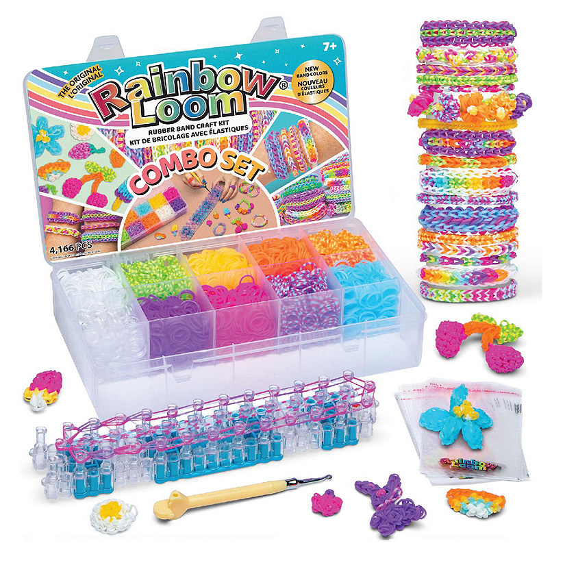 Rainbow Loom: Combo Set Features 4,000 Rubber Bands, Ages 7+ Image