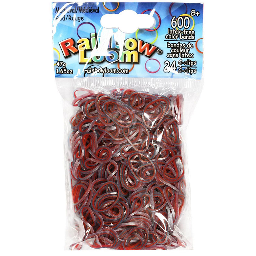 Rainbow Loom: Medieval Red Rubber Bands, Ages 7+ Image