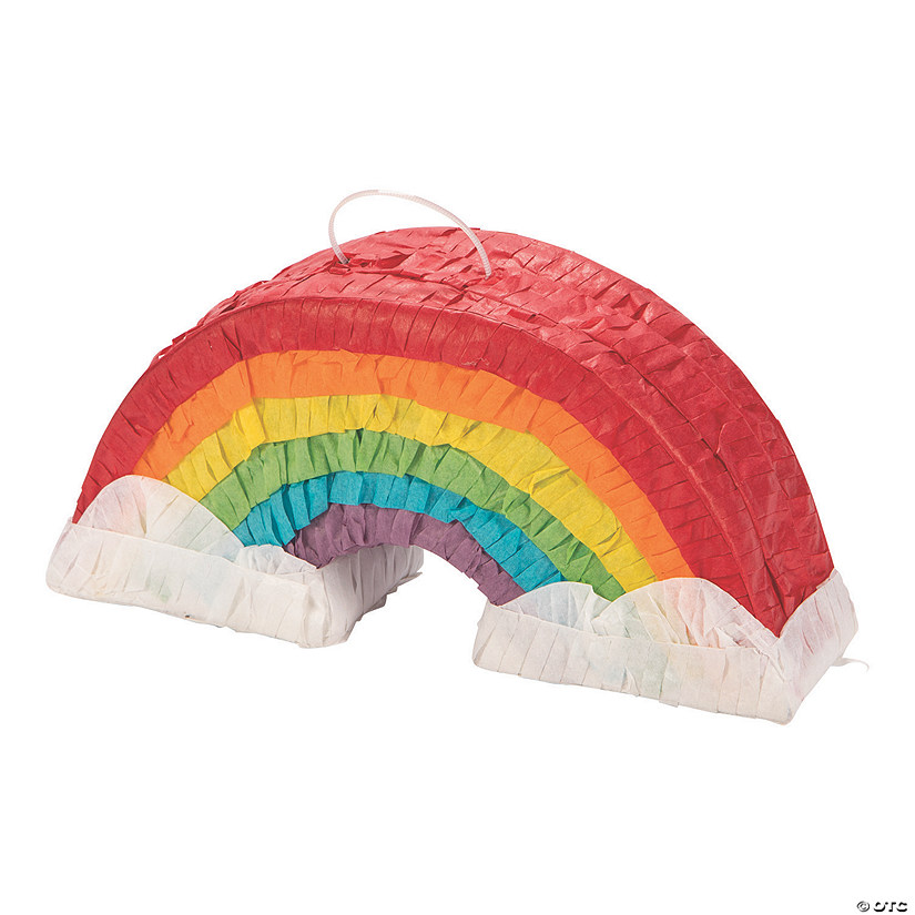 Rainbow Mini Pi&#241;ata Decorations - 3 Pc. Image