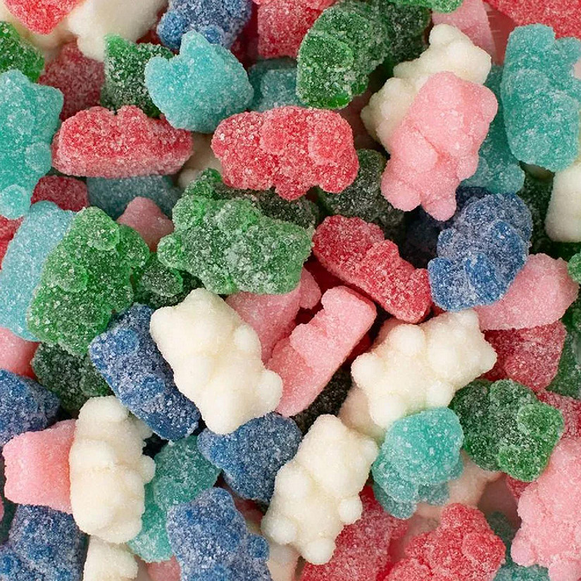 Rainbow Mixed Fruit Sugared Gummy Bears 10.5lb Bag - 936ct Image
