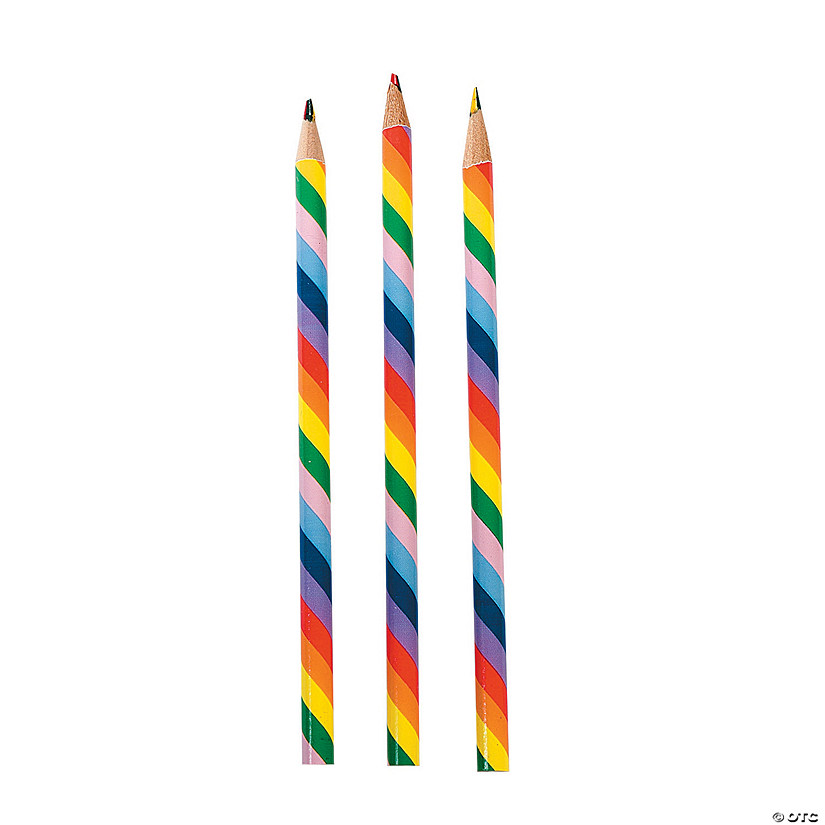 Rainbow Pencils - 12 Pc. Image
