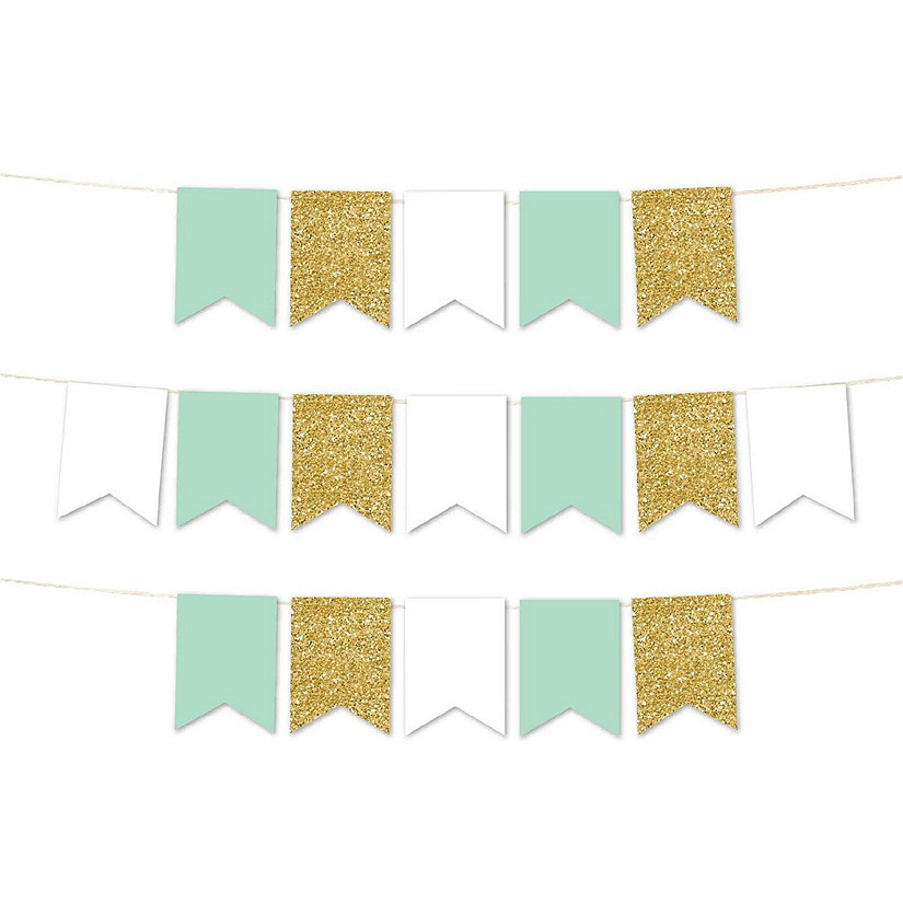 Rainbow Pennant Banner - 4 x 5.5 Inch Image