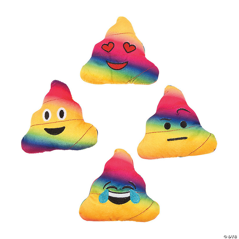 Rainbow Plush Emoji Poop - Discontinued
