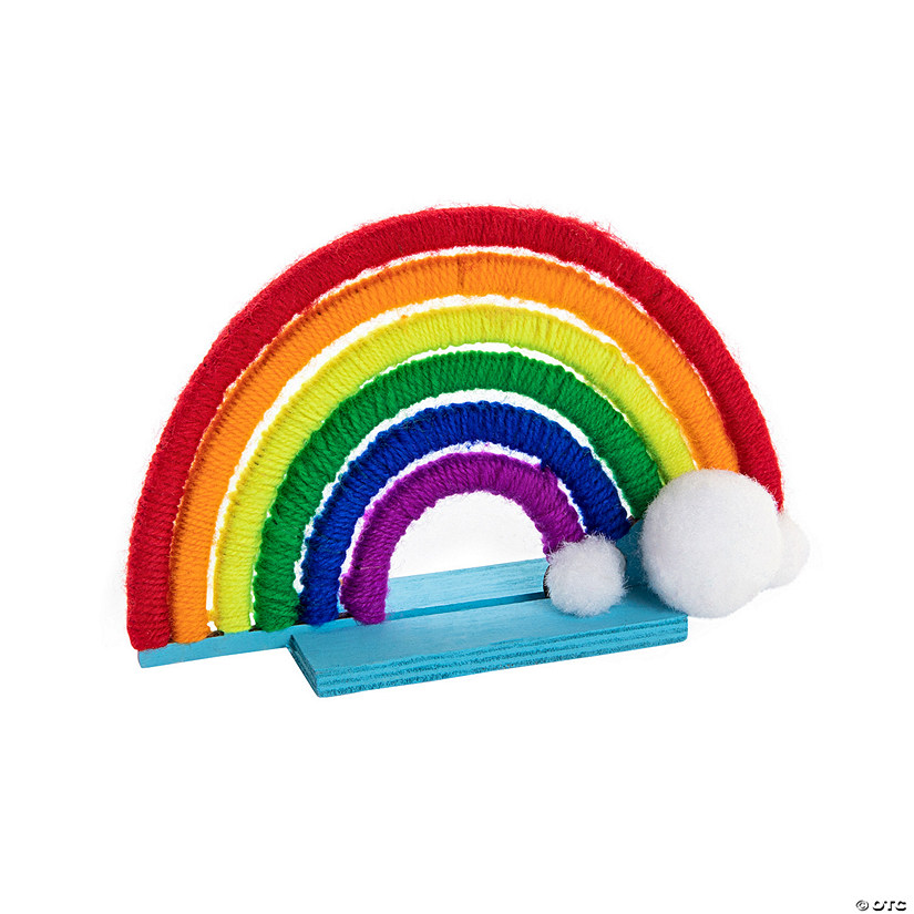 Rainbow Tabletop Decoration Craft Kit &#8211; Makes 6 Image