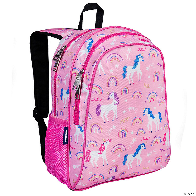 Rainbow Unicorns 15 Inch Backpack Image
