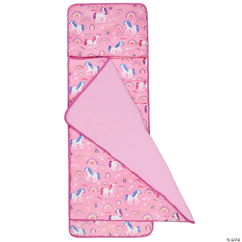 Rainbow Unicorns Plush Nap Mat Image