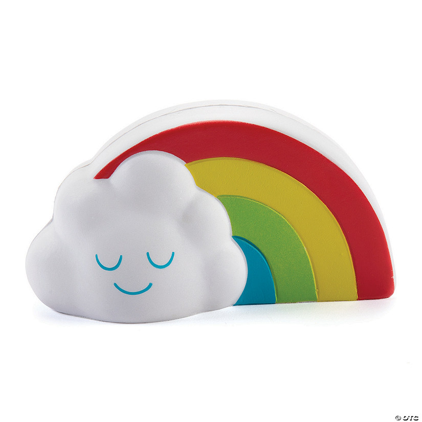 Rainbow with Cloud Slow-Rising Squishiess - 6 Pc. Image