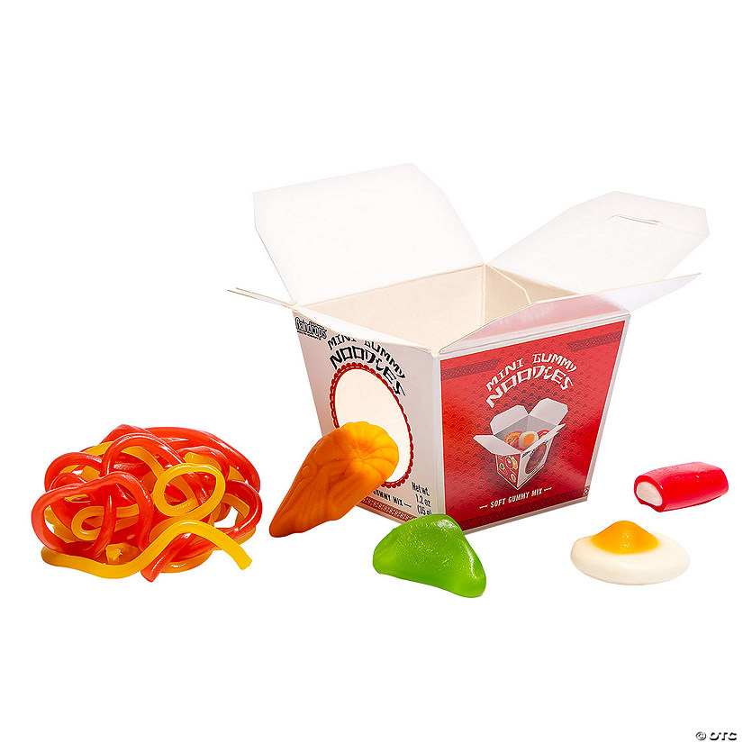 Raindrops Mini Gummy Noodles - 12 Pc. Image