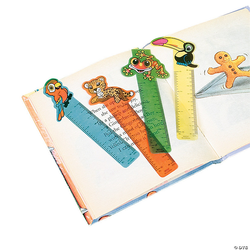 "Rainforest Friends" Ruler Bookmarks | Oriental Trading