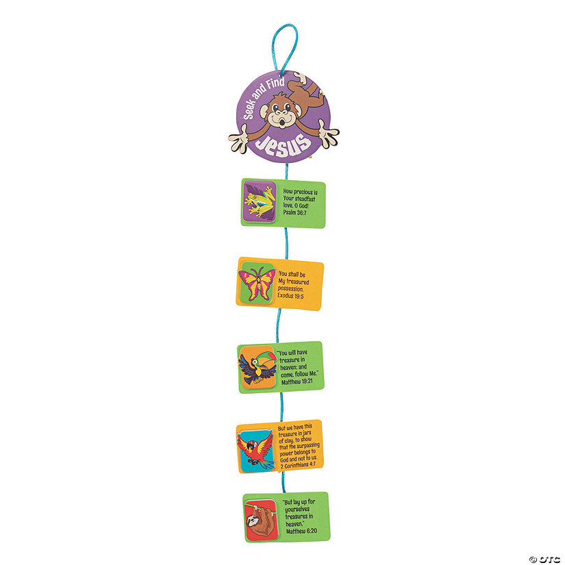 Rainforest VBS Verse a Day Craft Kit - Makes 12 Image