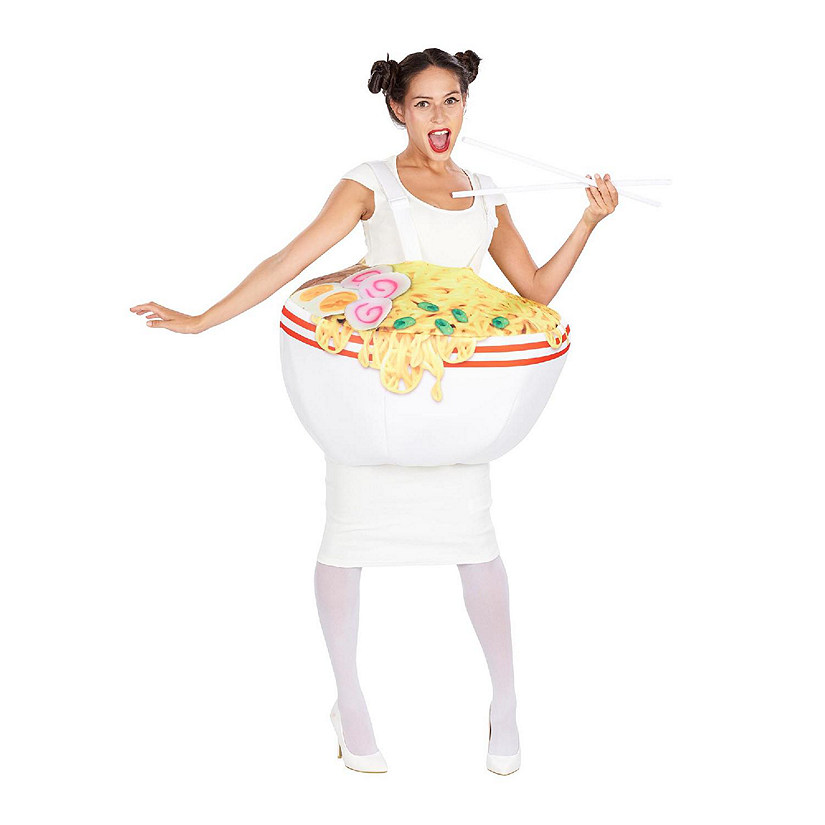 Ramen Bowl & Chopsticks Adult Costume  One Size Image